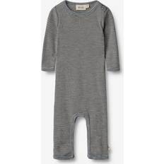 Wheat Babyer Jumpsuits Wheat WHEAT Uld Heldragt Haven navy stripe