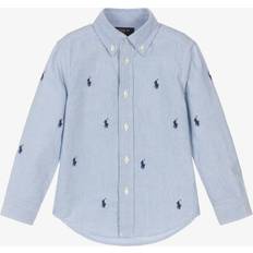 Camicie Ralph Lauren Camicia Azzurra Bambino - Blu