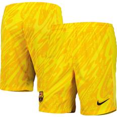 Soccer Uniform Sets Child Guard Shorts FC Barcelone 2024/25 Jaune