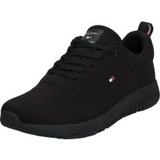 Tommy Hilfiger Signature Knitted Trainers BLACK