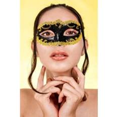 Women Eye Masks Fancy Dress Shatchi MASQUERADE VENETIAN CARNIVAL PARTY EYE MASK BLACK GOLD & BRONZE Multi One