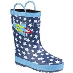 Rubber Children's Shoes Cotswold 'Sprinkle' Rubber Wellington Boots Dark Blue Infant