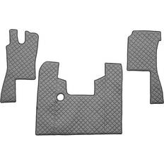 Automatten F-CORE FL18 Gray Vloermatset Kunstleer Voor 3 Grijs