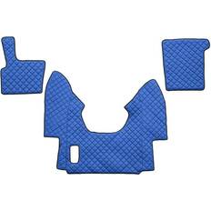 Automatten F-CORE FL17 Blue Vloermatset Kunstleer Voor 3 Blauw