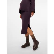 Purple - Women Skirts Mamalicious Midi Skirt