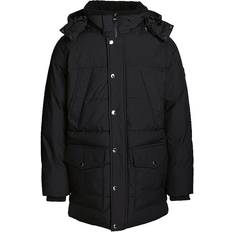 Herre - Sort Frakker Tommy Hilfiger Rockie Thermal Utility Puffer Parka BLACK