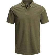 Jack & Jones Man Polo Shirts Jack & Jones Basic Polo Ss Camiseta de Manga Corta Verde