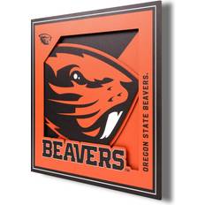 NCAA Oregon State Beavers 3D Logo Series Wall Art 12x12