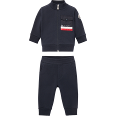 Moncler Trainingspakken Moncler Enfant Tricolore Tracksuit - Blue