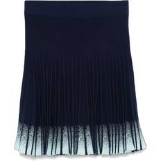 Emporio Armani Rokken Emporio Armani Pleated Knit Skirt - Gradient Ribbing