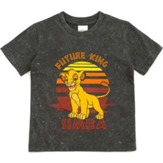 Children's Clothing Disney Boys Lion King Mickey Mouse Halloween Vintage Wash Matching Family T-Shirt to Adult (2T 2XL) Simba dark gray, kids Simba dark gray/kids