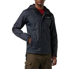 Columbia Herren Regenbekleidung Columbia Herren Wasserdicht Regenjacke, Schwarz