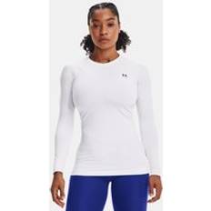 Under Armour Women's ColdGear Authentics Crew White