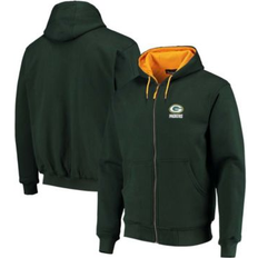 Dunbrooke Men's Green Green Bay Packers Craftsman Thermal-Lined Full-Zip Hoodie