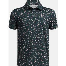 Under Armour Poloshirts Under Armour Playoff Poloshirt mit Aufdruck - Midnight Blaue Marine/Forest Grün/Tetra Grau