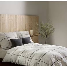 Fleuresse Lech Bedding Black White 135 x 200 cm Duvet Cover White