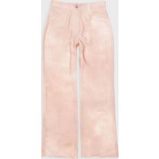 Acne Studios Hosen & Shorts Acne Studios Pink Printed Trousers