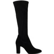 Dune London 'Simple' Suede Knee High Boots Black