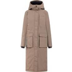 Clothing Didriksons Women's long parka Leya Marron