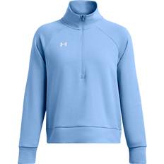 Clothing Under Armour Women's Rival Fleece ½ Zip Horizon Blue White