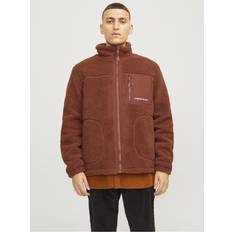 Jack & Jones Orange Outerwear Jack & Jones Teddy Jacket Rust