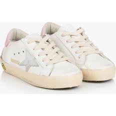 GOLDEN GOOSE Barnskor GOLDEN GOOSE Kids White Super-Star Classic Sneakers WHITE/SILVER/ICE/ORC