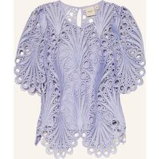 Viola Bluse Vila Pizzo Top A Maniche Corte