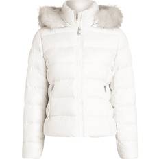 Tommy Hilfiger Nylon Jacken Tommy Hilfiger Jacke 'Tyra' hellgrau weiß