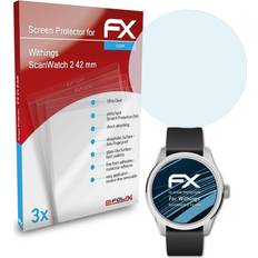 atFoliX 3x Screen Protector Withings ScanWatch 2