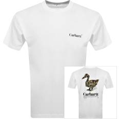 Rosa - Uomo Magliette Carhartt WIP Fold Duck T Shirt White