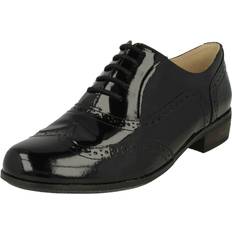 Clarks Dame Oxford Clarks Læder Snøresko Til Kvinder - Sort
