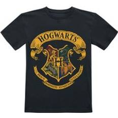 T-shirt Barn Hogwarts Crest 164 för barn svart