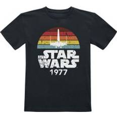 Star Wars T-shirt Barn Rainbow X-Wing 1977 164 för barn svart