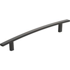 Building Materials Amerock BP26209 Cyprus 8-13/16 Inch Center to Center Bar Cabinet Pull 8.8125 H x 0.5625 W x 1.625 D in Black/Brown 1pcs