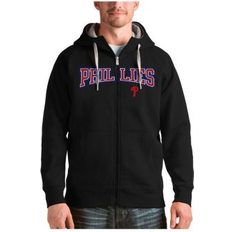 Jackets & Sweaters Antigua Men's Black Philadelphia Phillies Team Logo Victory Full-Zip Hoodie Black