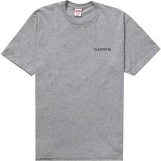 Supreme T-shirts Supreme logo-print cotton T-shirt unisex Cotton Grey