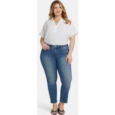 NYDJ Clothing NYDJ Women's Sheri Slim Ankle Jeans In Plus in Clean Horizon, Denim