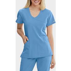 Skechers Work Wear Skechers Female V Neck Scrub Top Ceil - Blue