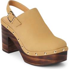 Faux Leather Clogs COCONUTS by Matisse Freedom Studded Clogs Beige