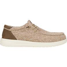 Men's HEYDUDE Paul Knit Shoes Espresso