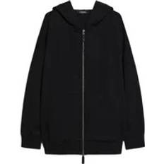 Doppia cotton-blend sweatshirt black