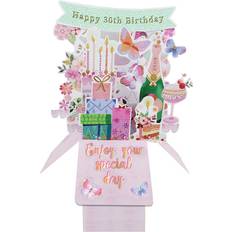 Second Nature Second Nature Clever Cubes Pink Birthday Icons 30th Birthday 3D Card