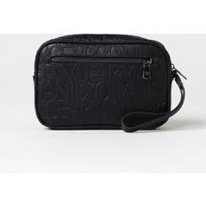 Black - Men Briefcases Armani Exchange OFFICIAL STORE Washbags