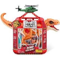 Ensembles de jeu Robo Alive Dino Escape Series Dinosaur and Helicopter Playset