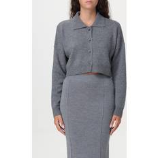 Nainen - Villa Polo paidat Pinko Cardigan Cachemire Mélangé Avec Top - Gris/Noir