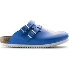 Birkenstock Unisex Holzschuhe Birkenstock Unisex, Hausschuhe, Kay SL Birko-Flor schmal, Blau