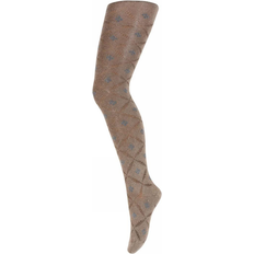 Bruna Strumpbyxor MP Strumpbyxor Ull Freja Glitter Coca Mocha Strumpbyxor