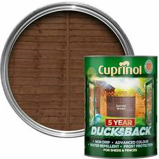 Paint Cuprinol Ducksback 5 Year Waterproof 5 L - Harvest Brown Wood Protection 5L
