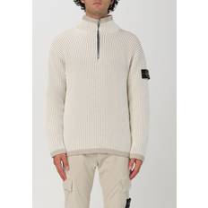 Man - Natuurlijk Truien Stone Island Full Rib Wool - Beige