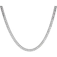 Jewellerybox Sterling silver curb link chain necklace